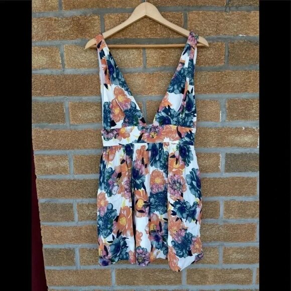 NBD Lightning White Floral Print Skater Dress M - Picture 5 of 14